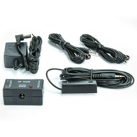 - Vanco One Zone Two Source IR Kit - Allows For Transmission of IR Signals From Up To 2 IR Emitters to one IR Receiver