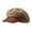 Coffee, variant on lnmuld Wool Newsboy Cap Faux Leather Brim Baker Boy Hat for Women Size:One Size