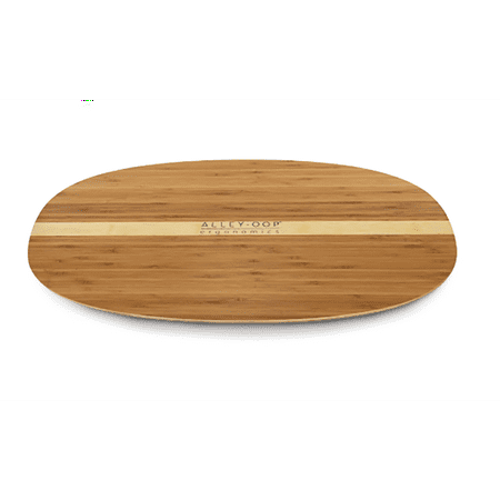 Jumpsport Alleyoop Standing Desk Balancing Wood Rocker Board