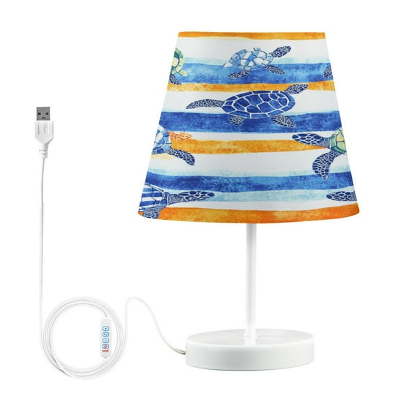 YAZAOO Table Lamp Creative Turtle Parade Pattern Simple Pattern Night Light