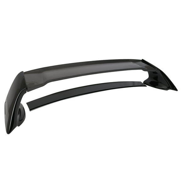 Ikon Motorsports Compatible with 06-11 Civic 4Dr MU CF Trunk Spoiler Painted Nighthawk Black Pearl # B92P