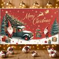 thumbnail image 5 of Decorative Design Christmas Banner Festive Theme Santa Claus Graphic Holiday Decoration Merry Christmas for Holiday Celebration Festive Decor Winter Wonderland, 5 of 9
