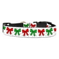 thumbnail image 3 of Christmas Nylon Pet Collars and Leashes, "Christmas Bows", 3 of 4