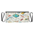 thumbnail image 7 of Yayeee Waist Apron with Pockets for Cooking Waterproof Half Server Aprons, Colorful School, 7 of 7
