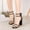 Black, variant on Latrodar Ankle Strap Sandals for Women Peep-Toe Heels for Women Block Heel Sandals Womens Sandals Stretchy Work Comfortable Beach Sandals Buckle Shoes Medium Solid Sandals for Ladies Club