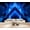 Color 4, variant on Futuristic Blue Architecture Neon Light Lines Symmetrical Geometric Peel and Stick Wall Murals 69"H x 96"W Removable PVC Wallpaper Self-Adhesive Wall Paintings for Gaming Dorm Playroom