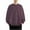 Purple, variant on Annhoo Plus Size Men's Casual Shirts Long Sleeve Solid Color Sports Crew Neck Sweatshirt Loose Comfy Daily Pullover