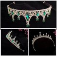 thumbnail image 3 of Water Crystal Crown Headband for Cosplay Rhinestone Party Headdress, 3 of 5