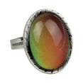 thumbnail image 5 of BGZLEU Color Plating Multi Color Change Oval Crystal Ring,Mood Ring,Stone Emotion Feeling Mood Ring,Open Adjustable Rings,Color Changing Mood Rings,Temperature-Control Rings, 5 of 9