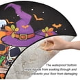 thumbnail image 3 of Pumpkin Witches Halloween Christmas Tree Mats Waterproof Tree Skirt, Xmas Tree Stand Tray Mat Floor Protector Pad for Holiday Party Decoration, 28.3", 3 of 6