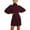 Wine, variant on Ediodpoh Women Fashion Casual Solid Long Sleeve Sweater Dress Turtleneck Sweater Dress Pullover for Winter Green L