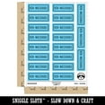 thumbnail image 2 of Non-Machinable Double Line Letter Mail Package Sticker Set - Light Blue - Matte Finish - 2.00" Large, 2 of 7
