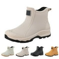 thumbnail image 4 of LIJCC Womens Mens Comfy Non-Slip Durable Rain Shoes Rain Boots Waterproof Chelsea Shoes Outdoor Walking Water Shoes Wear-Resistant Ankle Boots, 4 of 7