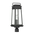 thumbnail image 2 of Matte Black One Light Outdoor Post Lantern from the Boone Collection, 2 of 5
