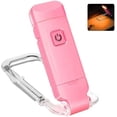 thumbnail image 1 of Luz de lectura de libros, luces LED recargables USB portátiles con clip para leer en la cama, 3 brillo regulable ajustable para protección de los ojos (rosa), 1 of 4
