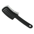 thumbnail image 1 of Cepillo de pelo curvo, cepillo desenredante con ventilación curvada para el cabello, características de vanguardia, 1 of 12