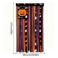 thumbnail image 3 of Halloween Decorations Indoor Outdoor, Vintage Halloween Decorations Ghost Wall Hanging Cute Ghost Bat Woven Flag with Tassels Featuring Pumpkin Ghost, Lace-fabric Designs Halloween Door Decor, 3 of 5