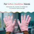 thumbnail image 2 of Guantes hidratantes ZenToes para manos secas con aceite de jojoba rosa, 2 of 9