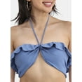 thumbnail image 4 of No Boundaries Women's Multiwear Skirt and Bandeau Swim Top, 1-Piece, Sizes XXS - XL, 4 of 7