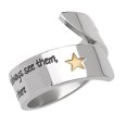 thumbnail image 3 of Women Friendship Ring "Good Friends Are Like Stars You Don't Always See Them ..." Soul Sister Bff Ring - Friendship Ring Gifts for Women, 3 of 6