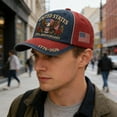 thumbnail image 3 of 250th Anniversary USA Hat Eagle 250 Year American Anniversary Baseball Cap Adjustable Patriotic Hats, Suitable for people at all stages, 3 of 5