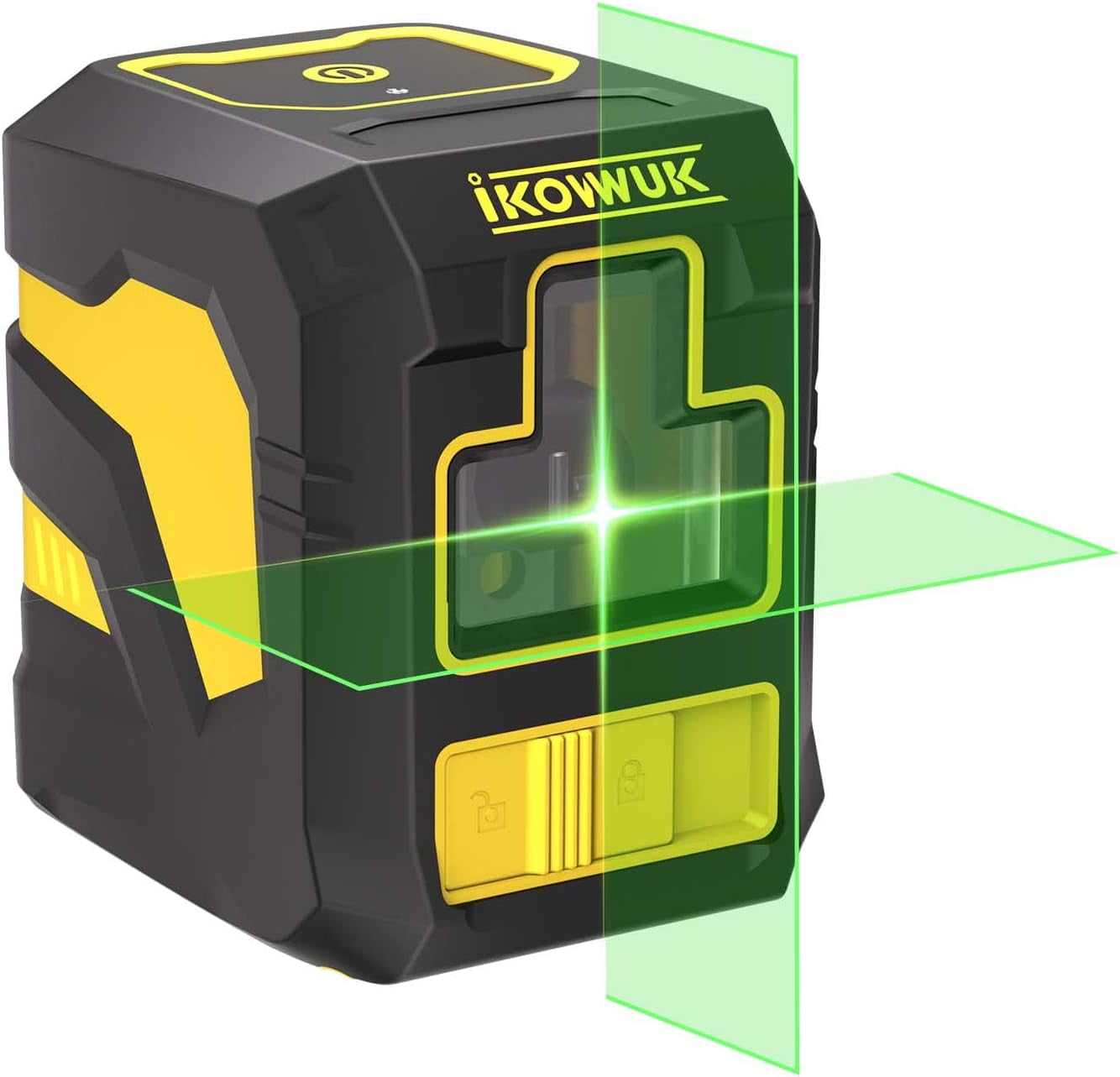 Self Leveling Laser Level, IKOVWUK Cross Line Laser for Picture Hanging and Construction, 100ft