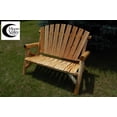 thumbnail image 2 of Rustic M-1600 Settee Outdoor Bench, 2 of 4