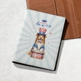 thumbnail image 5 of Happy 4th of July Patriotic Shetland Sheepdog Marching Band Uniform Balloons Fireworks Travel Passport Wallet Sheltie Dog Lover Gifts PU Leather Passport Holder Cover - 13009, 5 of 5