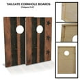 thumbnail image 2 of Slick Woody's Tailgate Washington DC State Flag Cornhole Board Set in Brown, 2 of 2