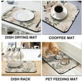 thumbnail image 5 of Fun Coffee Mat 19inx12in,Coffee Bar Mat for Countertops,Absorbent Hide Stain Anti-Slip Coffee Bar Accessories Fit Under Coffee Machine Mat,Dish Drying Mats for Kitchen, 5 of 5