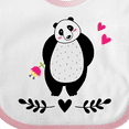thumbnail image 4 of Inktastic Panda Lover Girl Bear Girls Baby Bib, 4 of 4