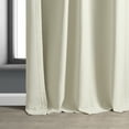 thumbnail image 3 of Half Price Drapes Oat Cream Bellino Textured Faux Linen Room Darkening Curtains For Bedroom & Living Room Curtains(1 Panel), Curtains 120 Inches Long, 50W X 120L, 3 of 12