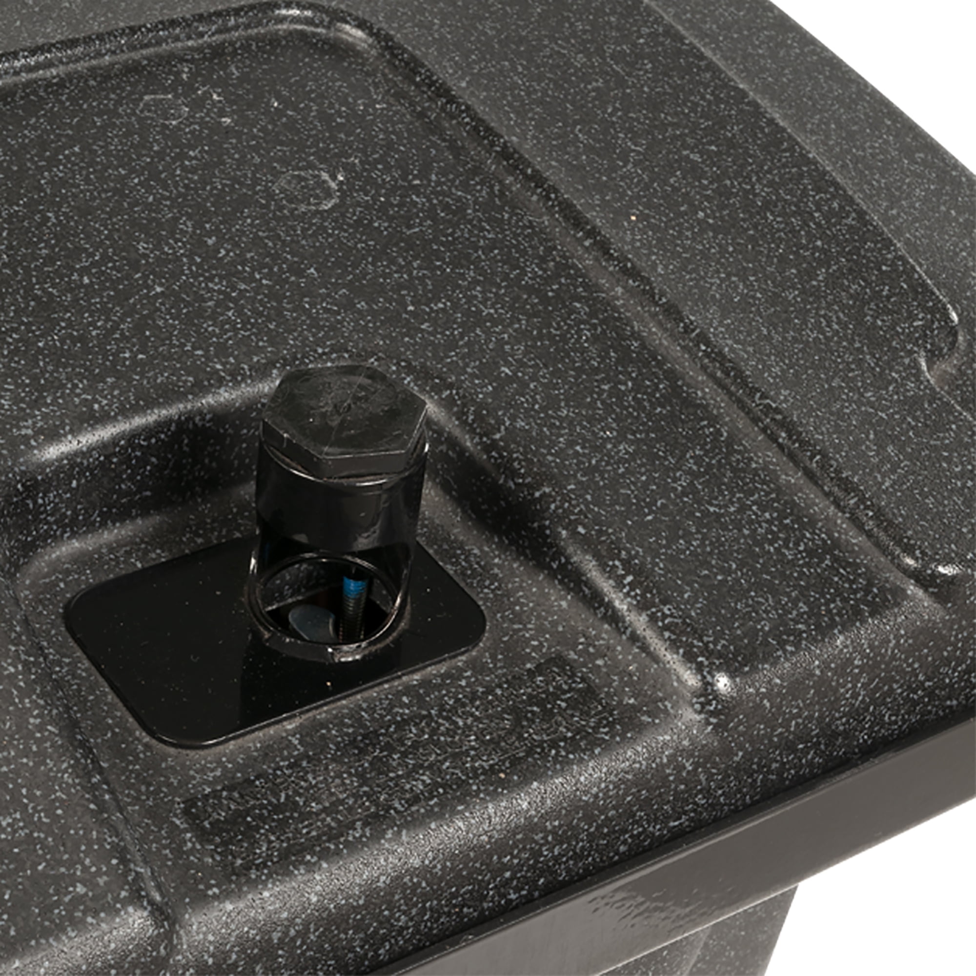 64 Gal. Black Bear Tight Trash Can with Wheels and Lid Lock