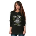 thumbnail image 3 of Anti Social Butterfly Skull Tattoo Plus Size Long Sleeve Graphic Tee Shirt Brisco Brands 2X, 3 of 5