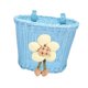 thumbnail image 4 of Cesta de bicicleta para niños, cesta delantera tejida, correas ajustables para manillar pequeño Azul, 4 of 9