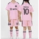 thumbnail image 2 of Football Youth Training Jersey - Messi No. 10 Fan Suit, Pink Home Jersey - 22:22, 2 of 4