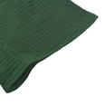 thumbnail image 4 of Camisa informal para hombre: corte holgado de verano, color liso, cuello vuelto, tejido transpirable, fácil cuidado para el uso diario., 4 of 8