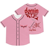 Stray Kids Dominate World Tour Logo Baseball Jacket Tee Unisex Fashion Kpop Short Sleeve T-Shirts