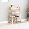 thumbnail image 7 of Shoe Rack - Stainless Steel Shoe Organizer, Sturdy Shoe Rack for Closet and Front Door Entrance, Free Standing Shoe Shelf, Closet Organizers and Storage, Gold Deals of the Day Clearance, 7 of 7