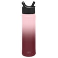thumbnail image 5 of Simple Modern 22oz Summit Water Bottles with Straw Lid - Vacuum Insulated Tumbler Double Wall Travel Mug 18/8 Stainless Steel Flask - Ombre: Wildberry, 5 of 7