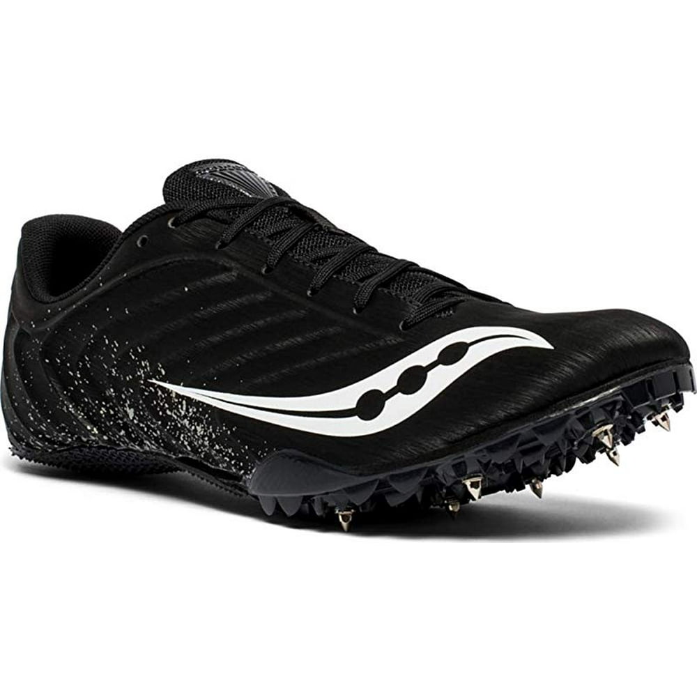 Saucony Men's Spitfire 5 Track Spike, Black, 9 D(M) US