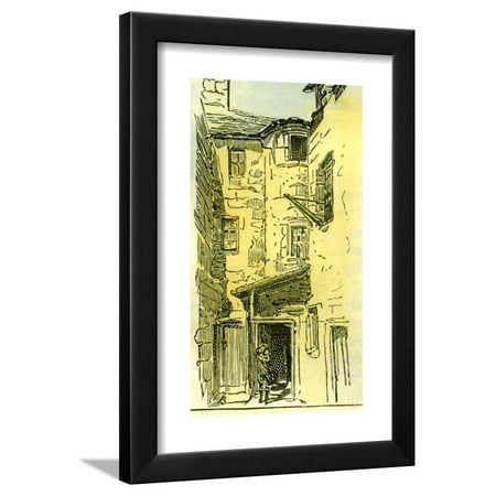 Aberdeen in the Ship Row 1885, UK Framed Print Wall (Best Way To Ship To Uk)