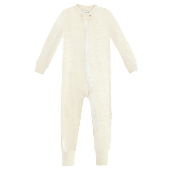 Unisex Organic Zip Footless Footie