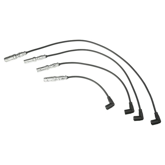 Unique Bargains Car Spark Plug Coil Wires 7mm Fit for Volkswagen Beetle Golf Jetta 2.0L No.06A905430AK - Pack of 4