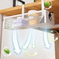 thumbnail image 5 of AUNVITO Adjustable Desk Edge Side Storage Shelf Rack, Clamp-On Table Organizer Holder for Office Home Bedroom Dorm, 1pc, 5 of 6