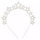 thumbnail image 4 of Diademas de Navidad con diamantes de imitación, copo de nieve de cristal, corona de Feliz Navidad, astas de reno, aro de pelo, decoración de fiesta de vacaciones, 4 of 4
