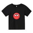 thumbnail image 3 of Ropa bonita de bola roja 2.ª para niños, camiseta de algodón de moda de verano para niños, camisetas de dibujos animados para bebés, camisetas casuales de manga corta para niñas, 3 of 5