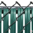 ChainLink Fence Blade Slats with Bottom Lock 6ft, Green