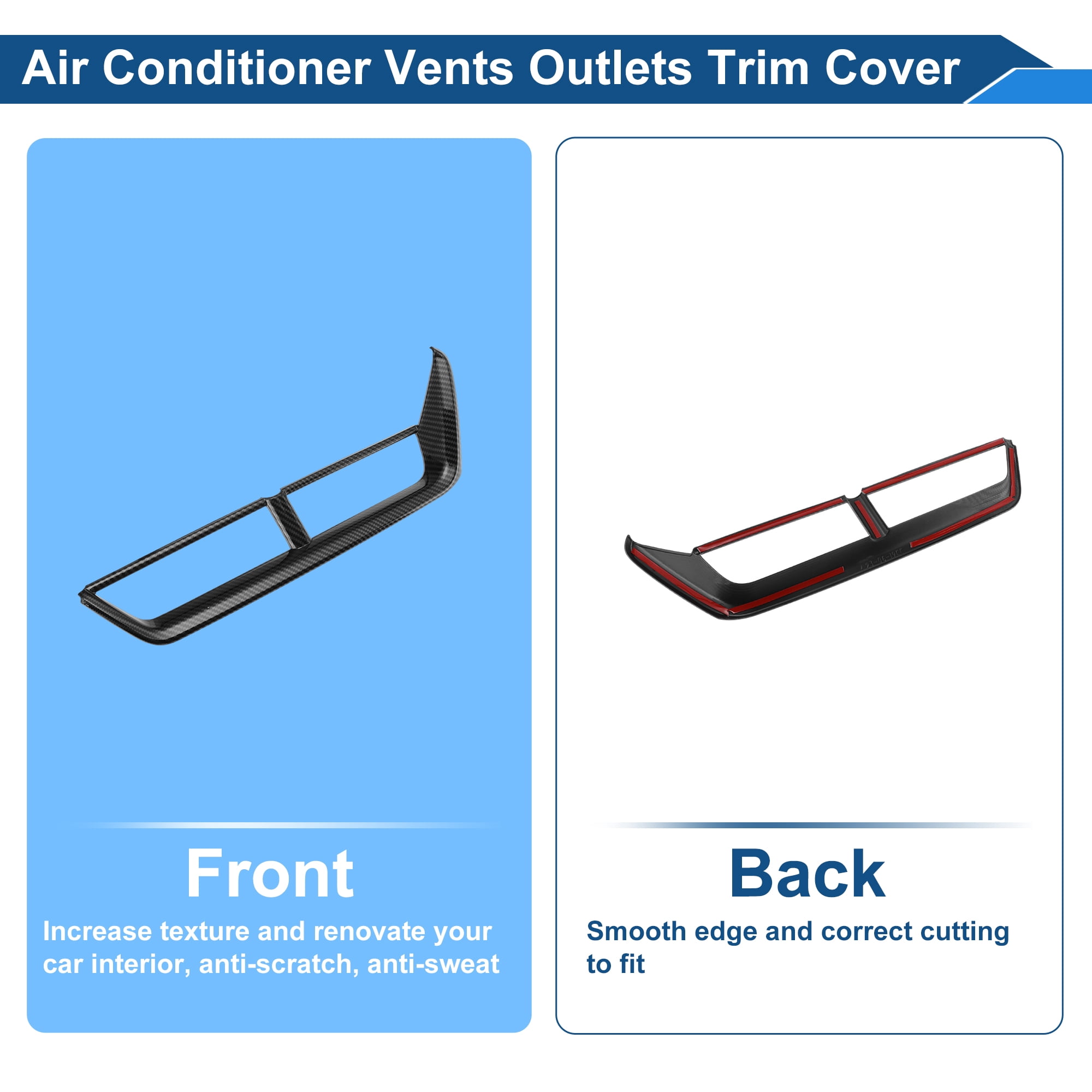 Unique Bargains Air Outlet Vent Trim Cover for Chevrolet Trax 2024-2026 Console