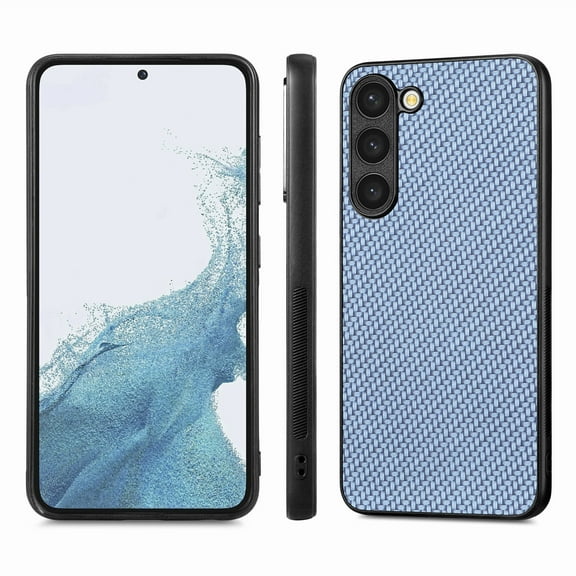 Compatible with Samsung Galaxy S21 Case,Cute Woven Pattern Case for Women Men,Bumper,Soft Shockproof Camera Protection Phone Case TPU Anti-Bump Silicone Wireless Charging Case,Blue